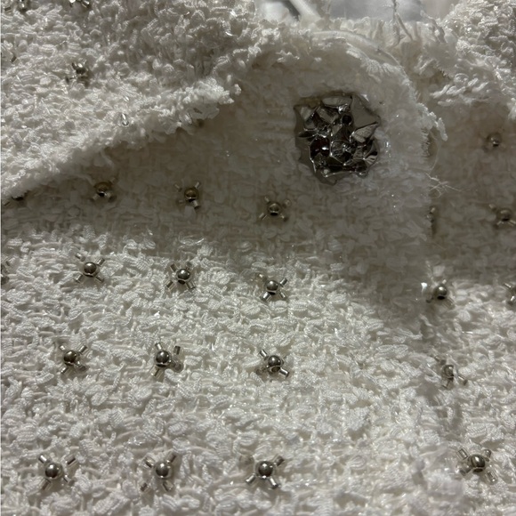 JASON WU Snow White Woven Beaded Button Jacket - Picture 7 of 10